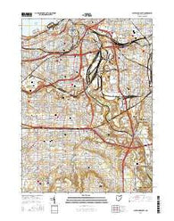Cleveland South Ohio Current topographic map, 1:24000 scale, 7.5 X 7.5 Minute, Year 2016