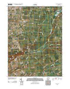 Clifton Ohio Historical topographic map, 1:24000 scale, 7.5 X 7.5 Minute, Year 2010