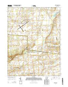 Clifton Ohio Historical topographic map, 1:24000 scale, 7.5 X 7.5 Minute, Year 2013