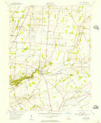 Clifton Ohio Historical topographic map, 1:24000 scale, 7.5 X 7.5 Minute, Year 1954