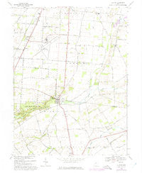 Clifton Ohio Historical topographic map, 1:24000 scale, 7.5 X 7.5 Minute, Year 1968