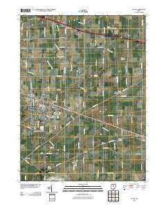 Clyde Ohio Historical topographic map, 1:24000 scale, 7.5 X 7.5 Minute, Year 2010