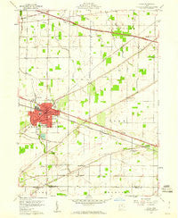 Clyde Ohio Historical topographic map, 1:24000 scale, 7.5 X 7.5 Minute, Year 1959