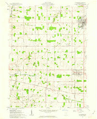 Coldwater Ohio Historical topographic map, 1:24000 scale, 7.5 X 7.5 Minute, Year 1961