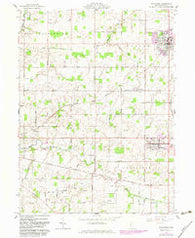 Coldwater Ohio Historical topographic map, 1:24000 scale, 7.5 X 7.5 Minute, Year 1961