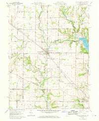 College Corner Ohio Historical topographic map, 1:24000 scale, 7.5 X 7.5 Minute, Year 1960