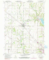 College Corner Ohio Historical topographic map, 1:24000 scale, 7.5 X 7.5 Minute, Year 1960