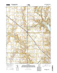 College Corner Ohio Historical topographic map, 1:24000 scale, 7.5 X 7.5 Minute, Year 2013