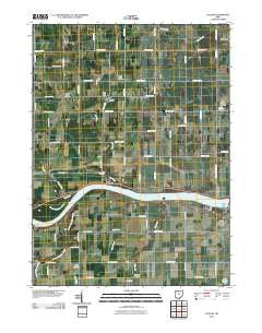 Colton Ohio Historical topographic map, 1:24000 scale, 7.5 X 7.5 Minute, Year 2010