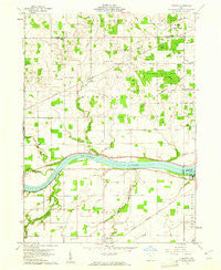 Colton Ohio Historical topographic map, 1:24000 scale, 7.5 X 7.5 Minute, Year 1960