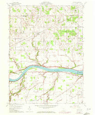 Colton Ohio Historical topographic map, 1:24000 scale, 7.5 X 7.5 Minute, Year 1960