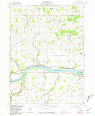 Colton Ohio Historical topographic map, 1:24000 scale, 7.5 X 7.5 Minute, Year 1960