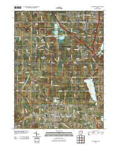 Columbiana Ohio Historical topographic map, 1:24000 scale, 7.5 X 7.5 Minute, Year 2010