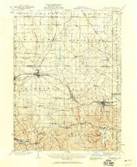 Columbiana Ohio Historical topographic map, 1:62500 scale, 15 X 15 Minute, Year 1907