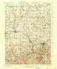 Columbiana Ohio Historical topographic map, 1:62500 scale, 15 X 15 Minute, Year 1909