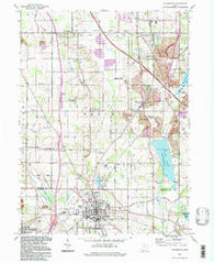 Columbiana Ohio Historical topographic map, 1:24000 scale, 7.5 X 7.5 Minute, Year 1994
