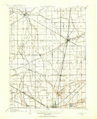 Columbus Grove Ohio Historical topographic map, 1:62500 scale, 15 X 15 Minute, Year 1906