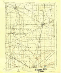Columbus Grove Ohio Historical topographic map, 1:62500 scale, 15 X 15 Minute, Year 1908