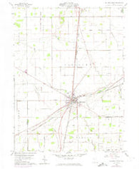 Columbus Grove Ohio Historical topographic map, 1:24000 scale, 7.5 X 7.5 Minute, Year 1960