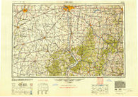 Columbus Ohio Historical topographic map, 1:250000 scale, 1 X 2 Degree, Year 1947