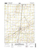 Columbus Grove Ohio Current topographic map, 1:24000 scale, 7.5 X 7.5 Minute, Year 2016