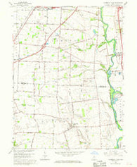 Commercial Point Ohio Historical topographic map, 1:24000 scale, 7.5 X 7.5 Minute, Year 1966