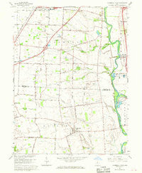 Commercial Point Ohio Historical topographic map, 1:24000 scale, 7.5 X 7.5 Minute, Year 1966