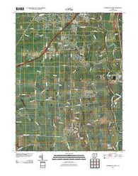 Commercial Point Ohio Historical topographic map, 1:24000 scale, 7.5 X 7.5 Minute, Year 2010