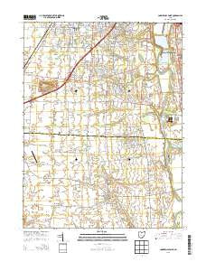 Commercial Point Ohio Historical topographic map, 1:24000 scale, 7.5 X 7.5 Minute, Year 2013