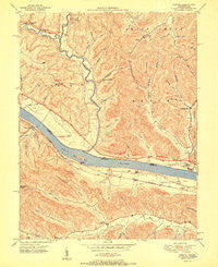 Concord Kentucky Historical topographic map, 1:24000 scale, 7.5 X 7.5 Minute, Year 1951