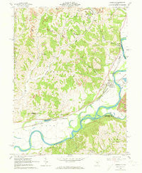 Conesville Ohio Historical topographic map, 1:24000 scale, 7.5 X 7.5 Minute, Year 1962