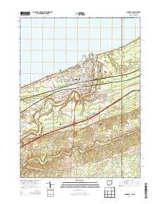Conneaut Ohio Historical topographic map, 1:24000 scale, 7.5 X 7.5 Minute, Year 2013
