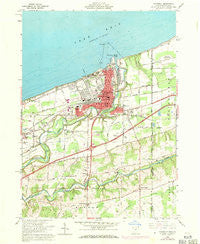 Conneaut Ohio Historical topographic map, 1:24000 scale, 7.5 X 7.5 Minute, Year 1960