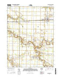 Continental Ohio Current topographic map, 1:24000 scale, 7.5 X 7.5 Minute, Year 2016