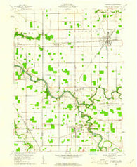 Continental Ohio Historical topographic map, 1:24000 scale, 7.5 X 7.5 Minute, Year 1960