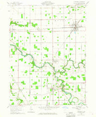 Continental Ohio Historical topographic map, 1:24000 scale, 7.5 X 7.5 Minute, Year 1960