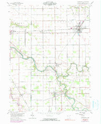 Continental Ohio Historical topographic map, 1:24000 scale, 7.5 X 7.5 Minute, Year 1960