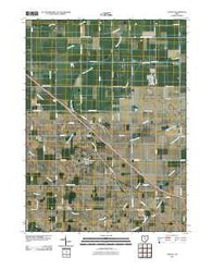 Convoy Ohio Historical topographic map, 1:24000 scale, 7.5 X 7.5 Minute, Year 2010
