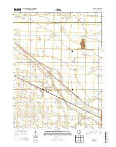 Convoy Ohio Historical topographic map, 1:24000 scale, 7.5 X 7.5 Minute, Year 2013