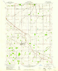 Convoy Ohio Historical topographic map, 1:24000 scale, 7.5 X 7.5 Minute, Year 1960
