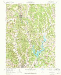 Corning Ohio Historical topographic map, 1:24000 scale, 7.5 X 7.5 Minute, Year 1961