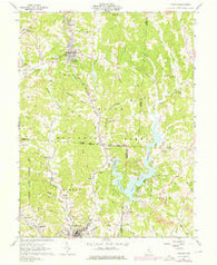 Corning Ohio Historical topographic map, 1:24000 scale, 7.5 X 7.5 Minute, Year 1961