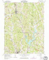 Corning Ohio Historical topographic map, 1:24000 scale, 7.5 X 7.5 Minute, Year 1961