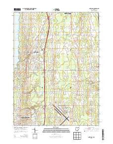 Cortland Ohio Historical topographic map, 1:24000 scale, 7.5 X 7.5 Minute, Year 2013