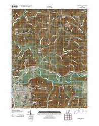 Coshocton Ohio Historical topographic map, 1:24000 scale, 7.5 X 7.5 Minute, Year 2010
