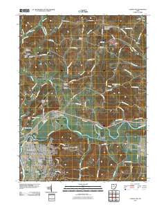 Coshocton Ohio Historical topographic map, 1:24000 scale, 7.5 X 7.5 Minute, Year 2010
