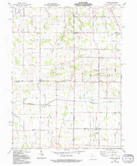 Cosmos Ohio Historical topographic map, 1:24000 scale, 7.5 X 7.5 Minute, Year 1960