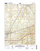 Crestline Ohio Current topographic map, 1:24000 scale, 7.5 X 7.5 Minute, Year 2016
