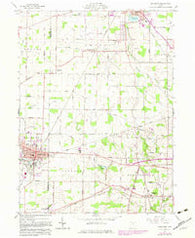 Crestline Ohio Historical topographic map, 1:24000 scale, 7.5 X 7.5 Minute, Year 1960