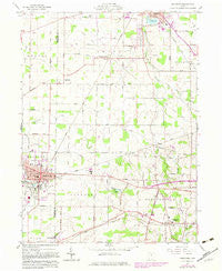 Crestline Ohio Historical topographic map, 1:24000 scale, 7.5 X 7.5 Minute, Year 1960